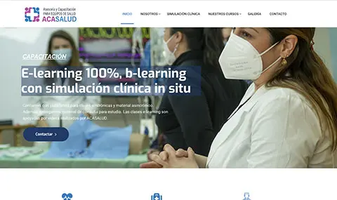 Diseño web para Acasalud