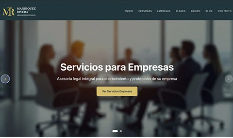 Manríquez Rivera - Servicios profesionales
