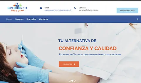 Web dentistas de Ortodoncia