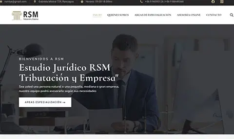 Diseño web Abogados Chile