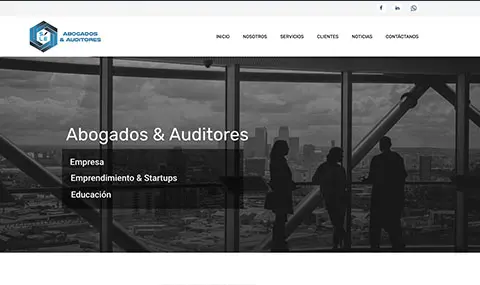 Diseño web para Abogados y auditores
