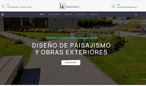 Diseño web Paisajismo