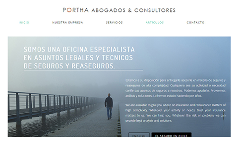 Diseño web Abogados Arica